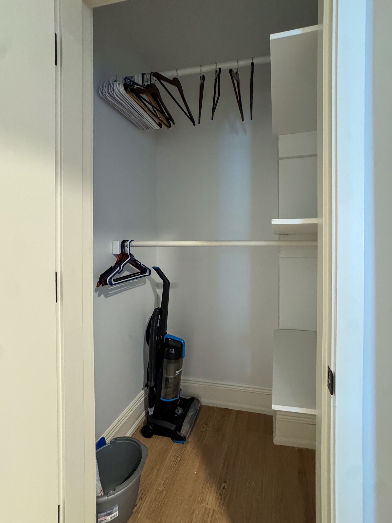 Unit 204 detail beneath the soaring original beamed ceilings